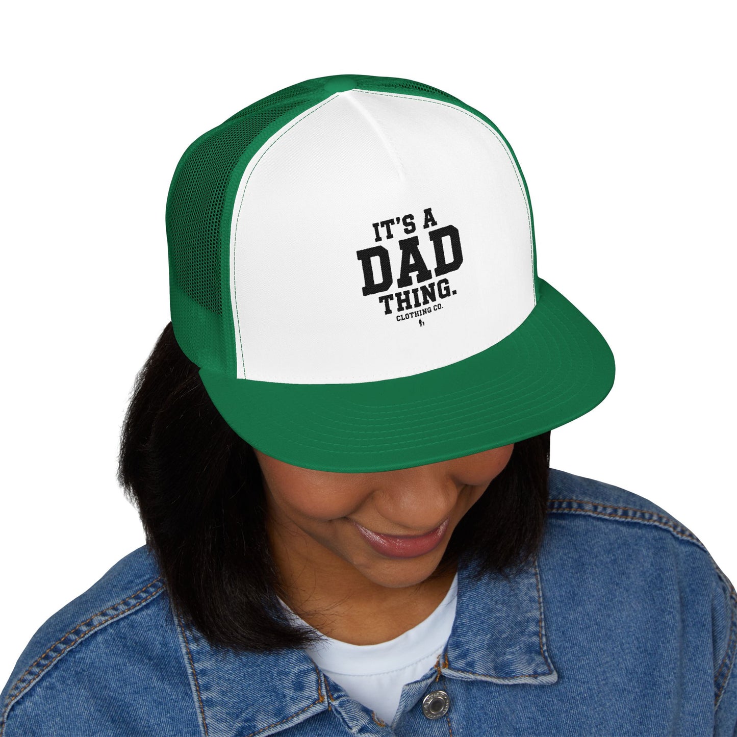 It's a Dad thing branded logo Trucker Cap – Embroidered