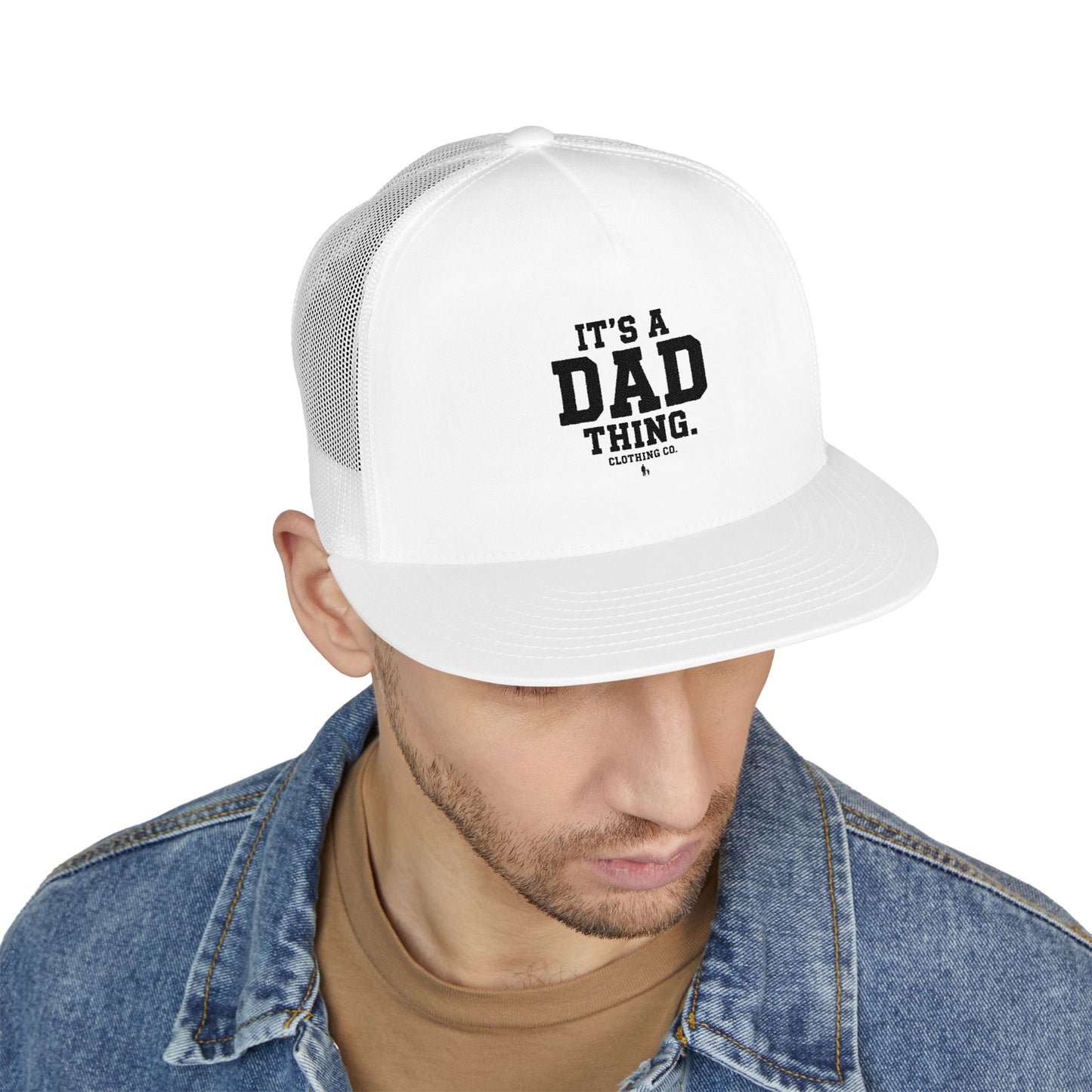 It's a Dad thing branded logo Trucker Cap – Embroidered