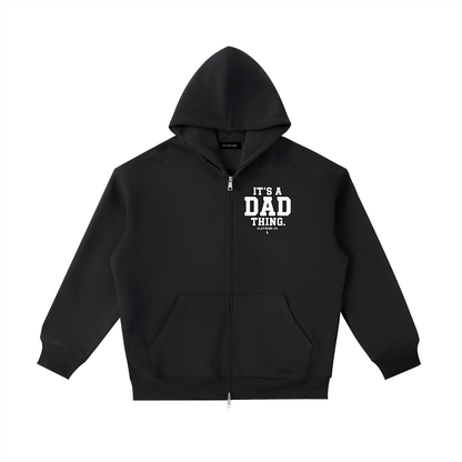It's a Dad thing - Rad Dads Club "Anarchy" - Essential Heavyweight zip hoodie
