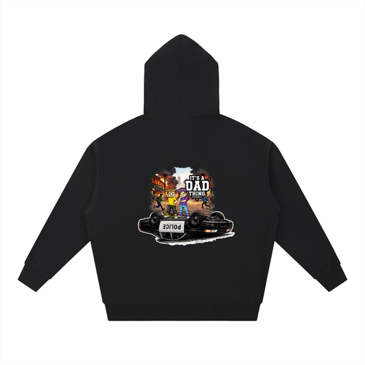 "Double Trouble" - Little Rebels collection - Essential Heavyweight Hoodie