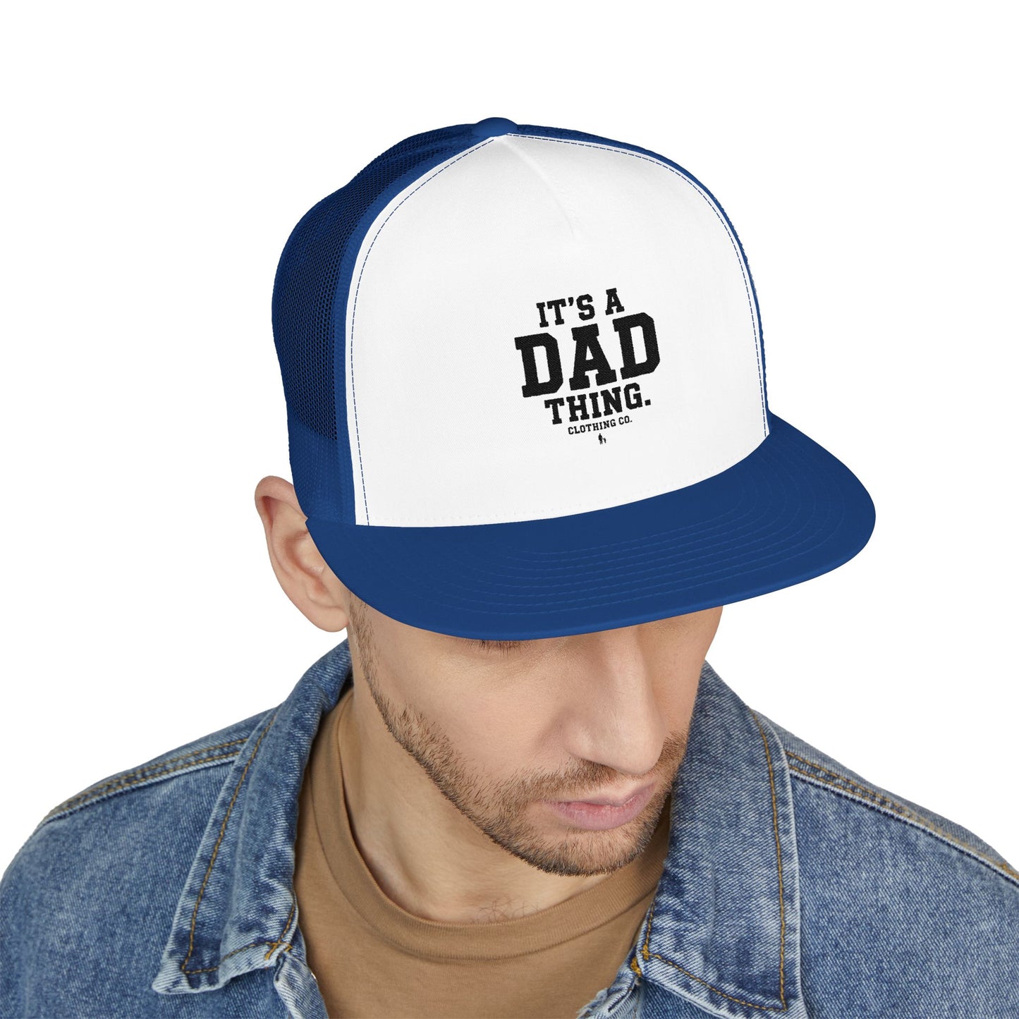 It's a Dad thing branded logo Trucker Cap – Embroidered