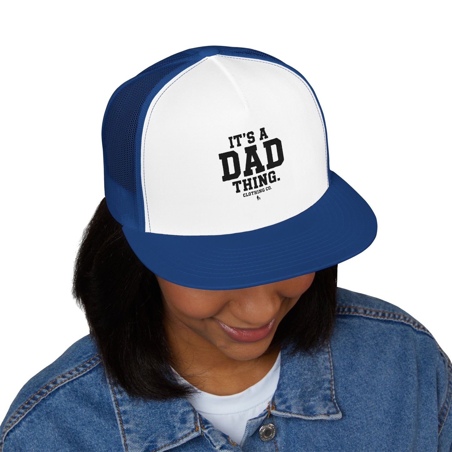 It's a Dad thing branded logo Trucker Cap – Embroidered