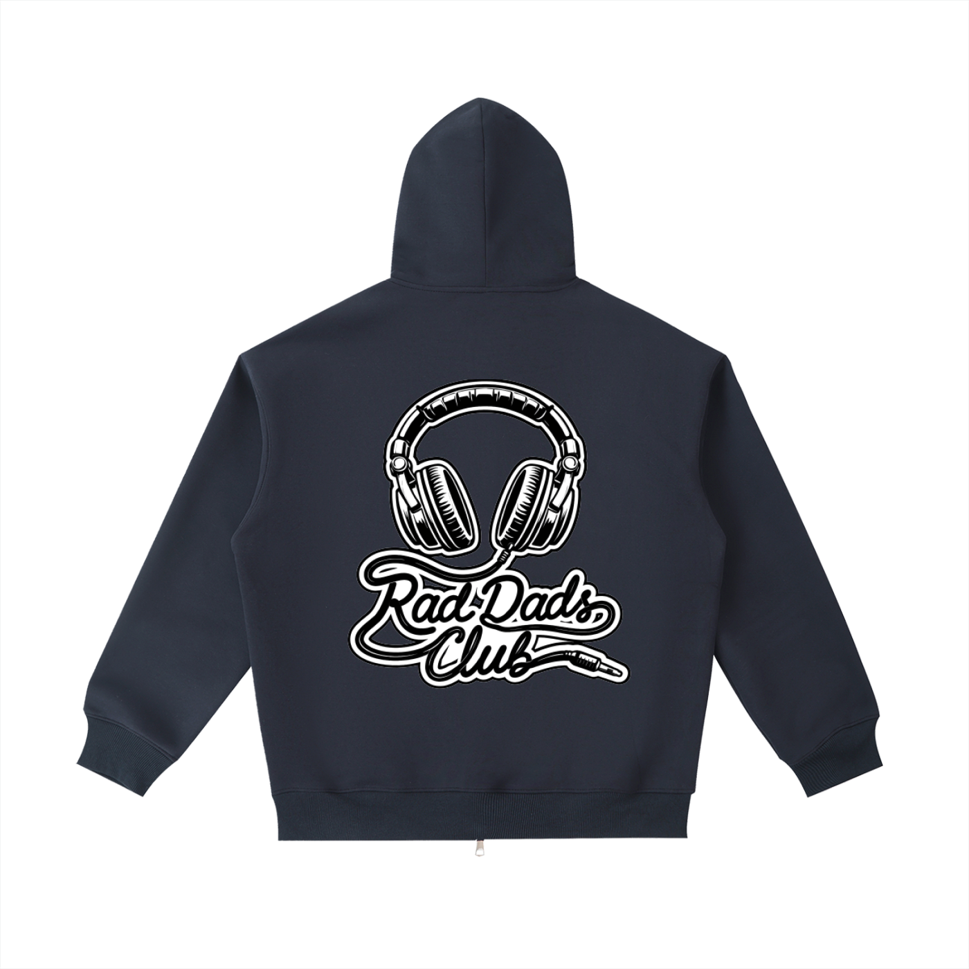 "listen up!" - Rad Dads collection - Essential Heavyweight Pocket Hoodie