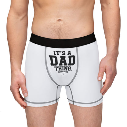 Dad Thing Boxer Briefs — "It's a Dad Thing" Men's Boxer Shorts, Funny Father’s Day Gift