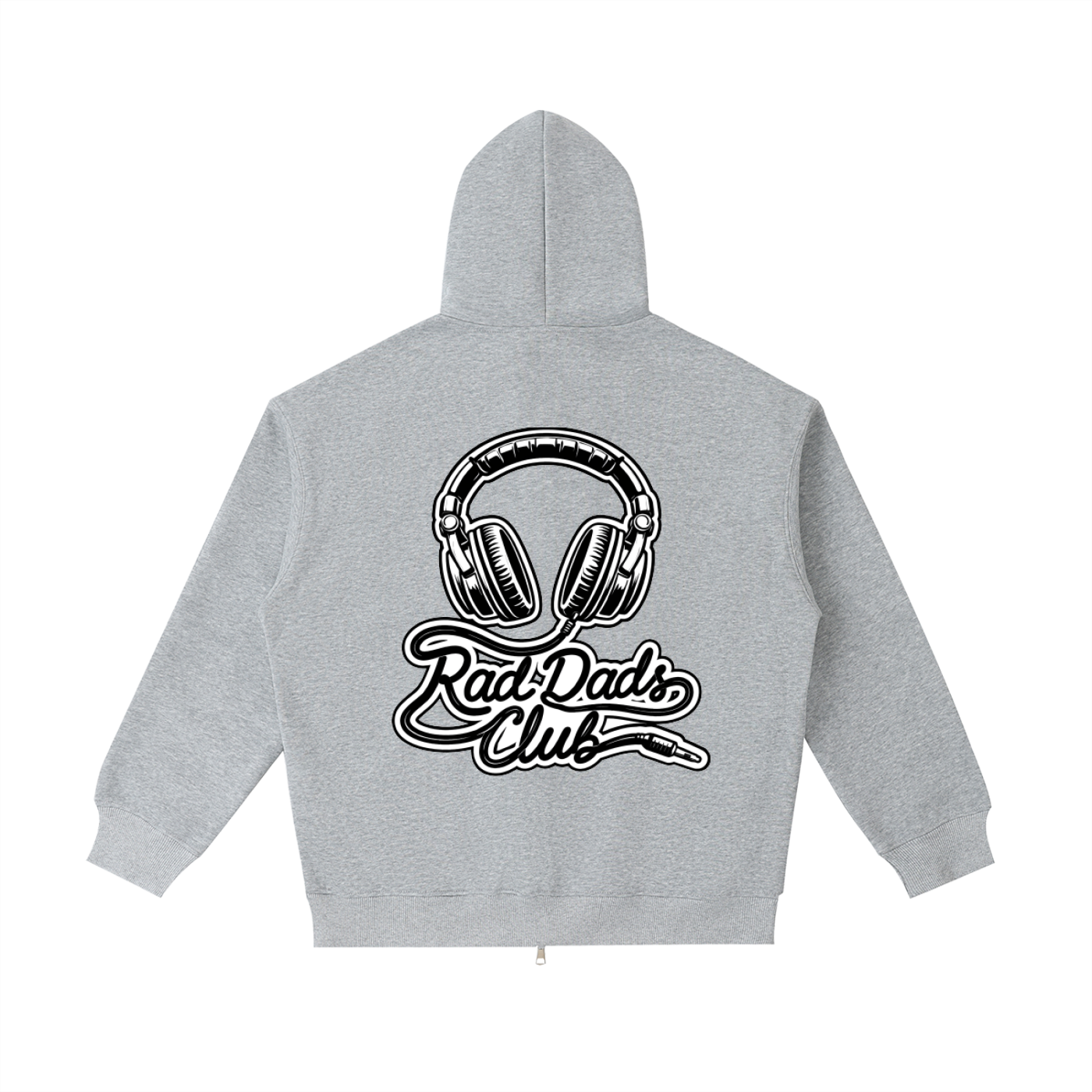 "listen up!" - Rad Dads collection - Essential Heavyweight Pocket Hoodie