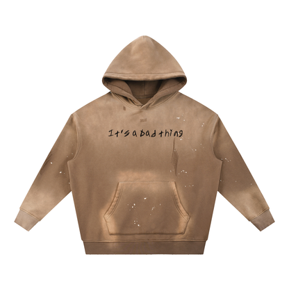 It's a Dad thing - Vintage Washed Frayed Fleece Hoodie