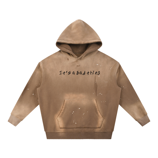 It's a Dad thing - Vintage Washed Frayed Fleece Hoodie