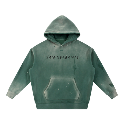 It's a Dad thing - Vintage Washed Frayed Fleece Hoodie