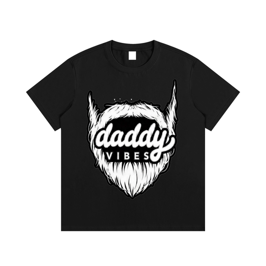 Daddy Vibes Big Beard -Cotton T-Shirt