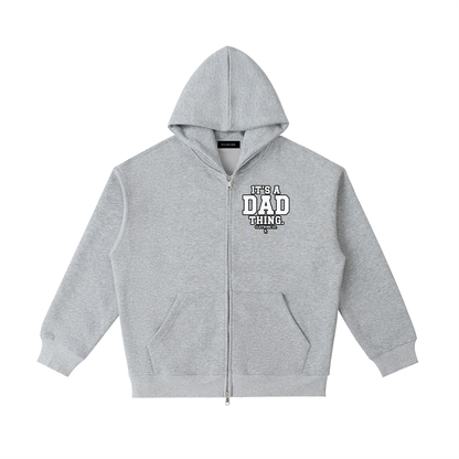 It's a Dad thing - Rad Dads Club "Anarchy" - Essential Heavyweight zip hoodie