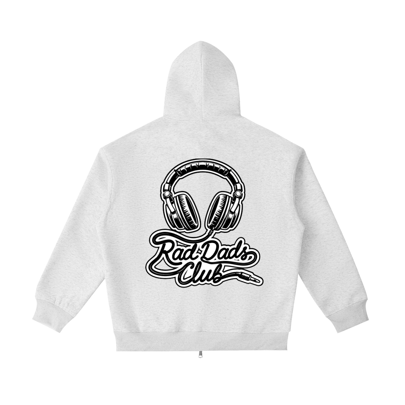 "listen up!" - Rad Dads collection - Essential Heavyweight Pocket Hoodie